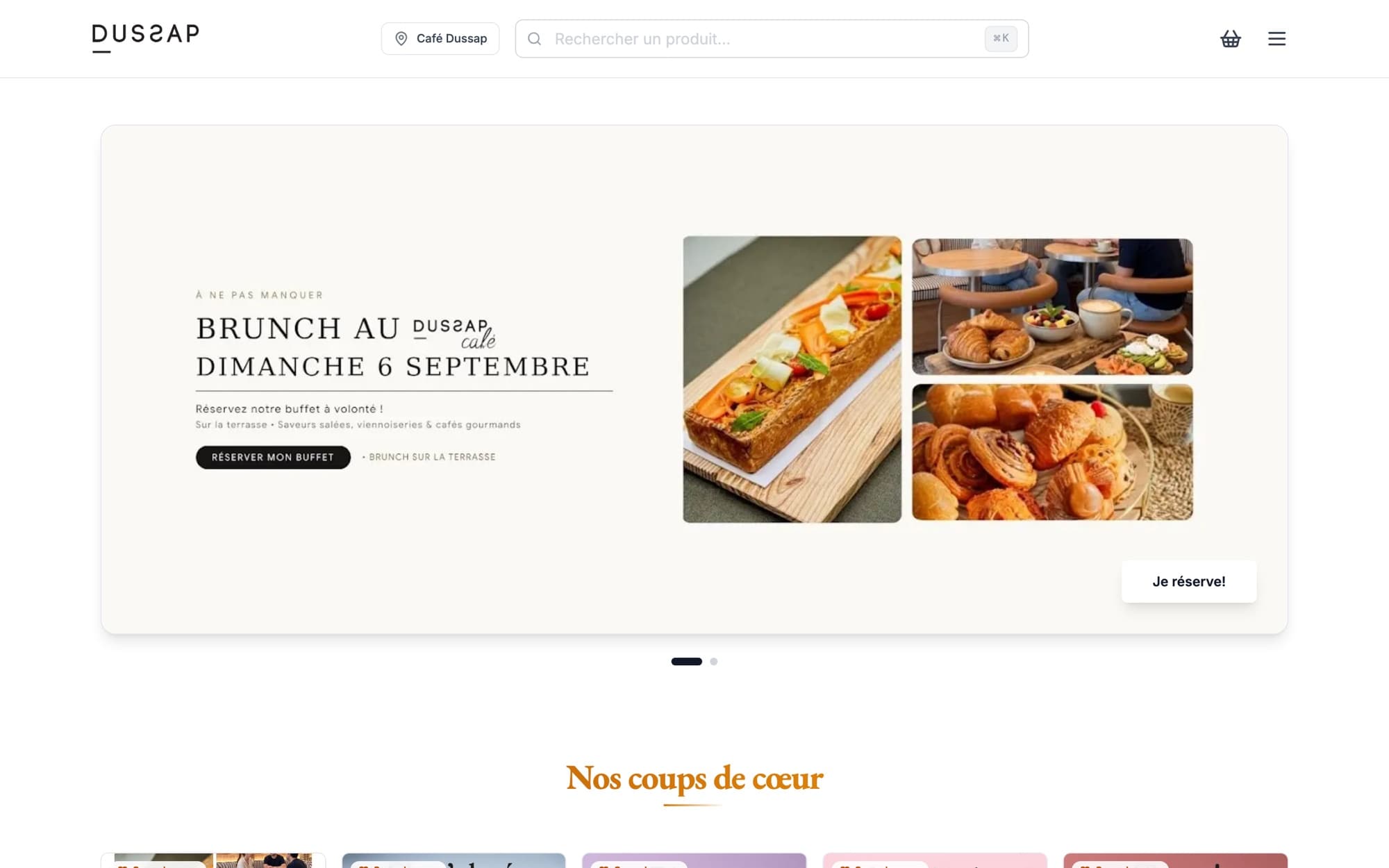 Le site de Maison Dussap